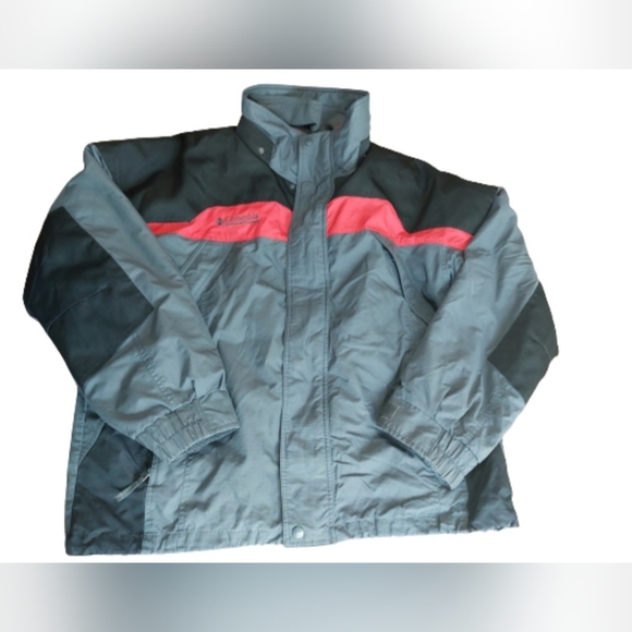 Black, red, and grey Boulder Ridge Columbia Multi Layered Winter Jacket Mens XL - Picture 1 of 9